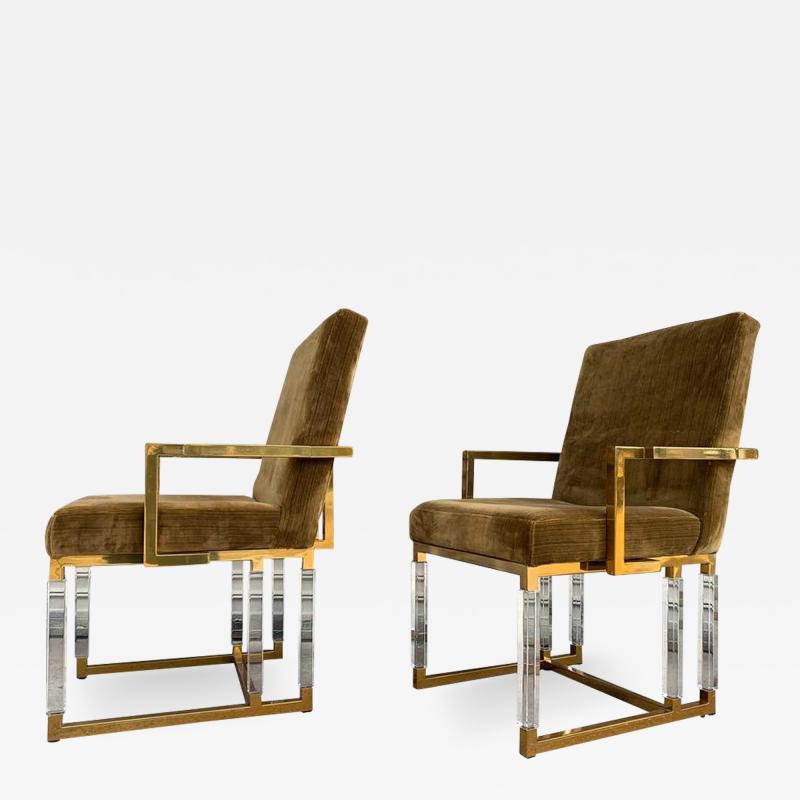 Charles Hollis Jones Pair of Metric Armchairs by Charles Hollis Jones