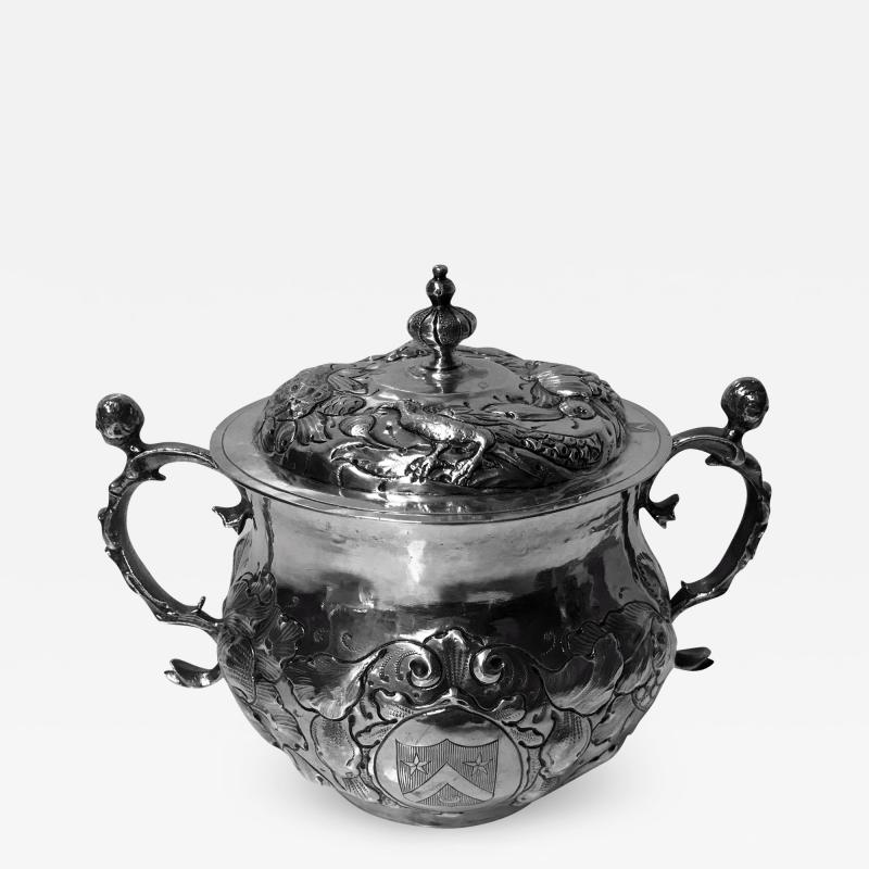 Charles II Silver Caudle Cup with Cover London 1663 TA