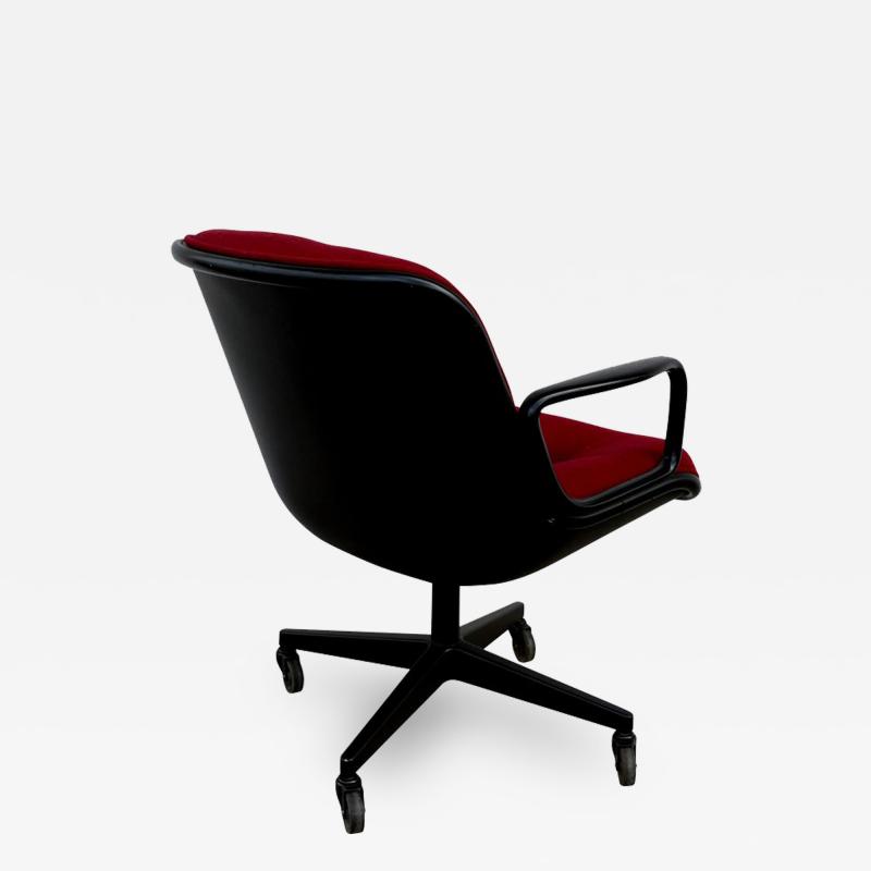 Charles Pollock One Red Executive Knoll Pollock Chair