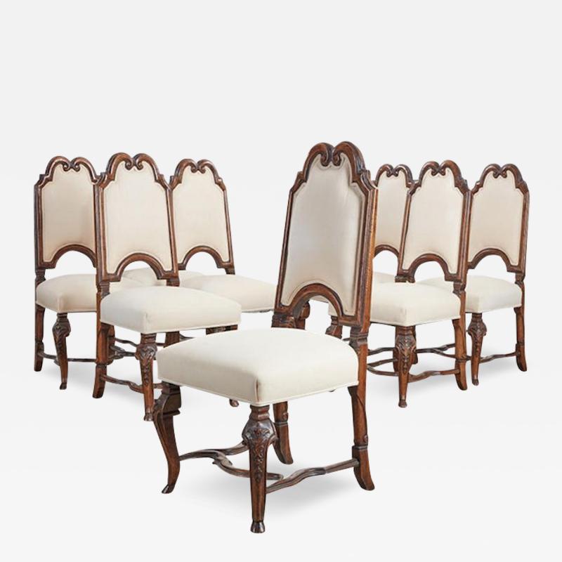 Charles Pollock Set of 8 Charles Pollock for William Switzer Flemish Dining Chairs