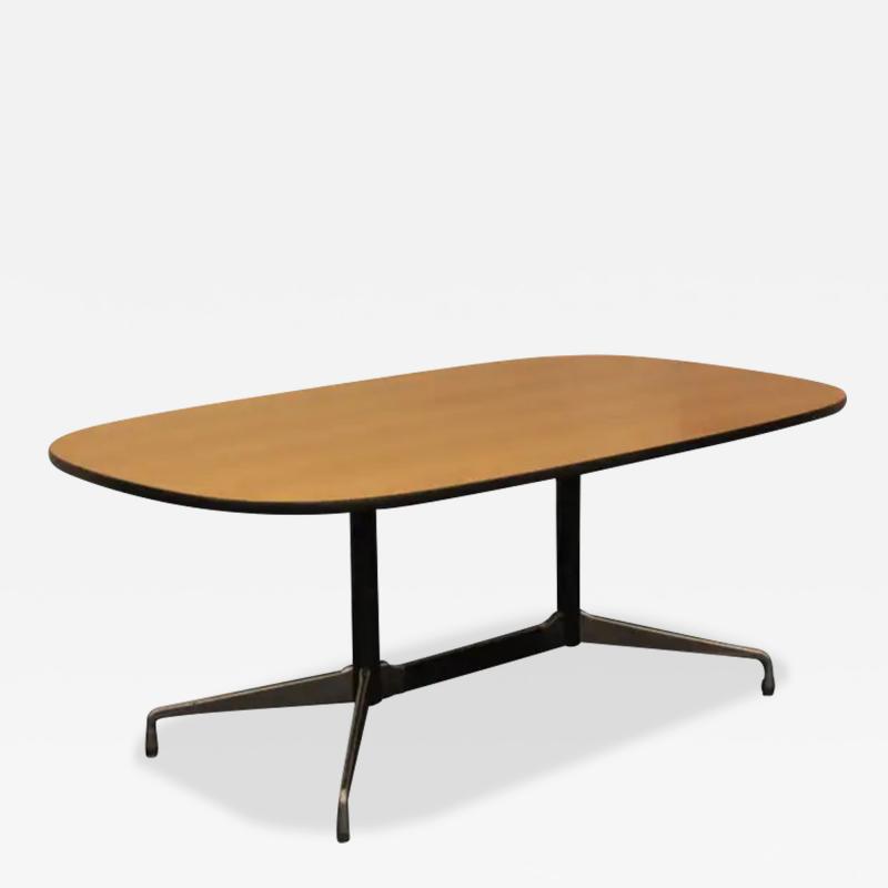 Charles Ray Eames Charles Ray Eames for Herman Miller Segmented 6 Conference Dining Table Oak