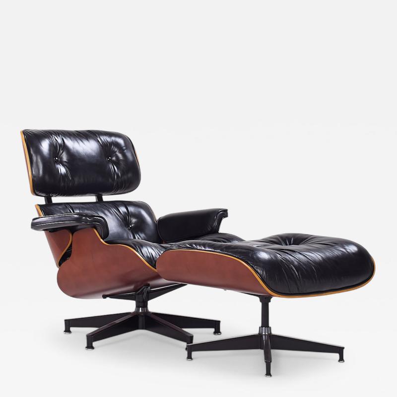 Charles Ray Eames Charles and Ray Eames for Herman Miller Mid Century Lounge Chair with Ottoman