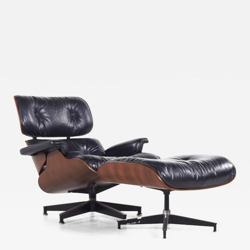 Charles Ray Eames Charles and Ray Eames for Herman Miller Mid Century Rosewood Lounge Chair