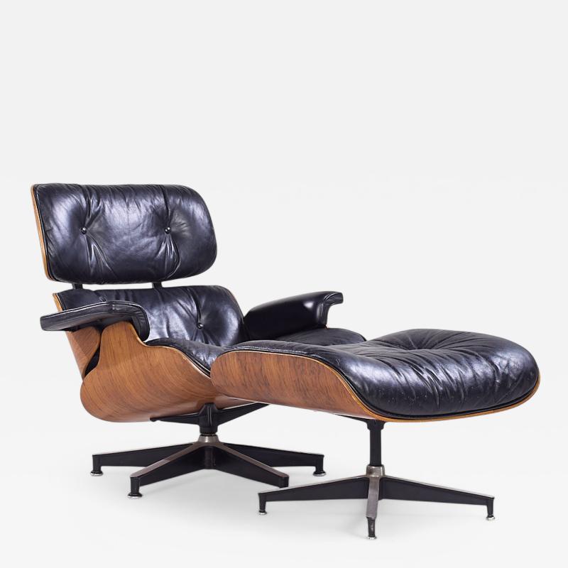 Charles Ray Eames Charles and Ray Eames for Herman Miller Rosewood Lounge Chair and Ottoman