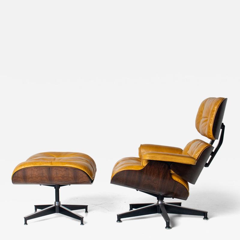 Charles Ray Eames Eames Lounge Chair Ottoman 3rd Generation in Brazilian Rosewood