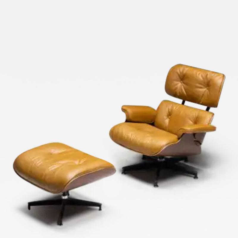 Charles Ray Eames Eames Lounge Chair with Ottoman for Herman Miller United States 1950s