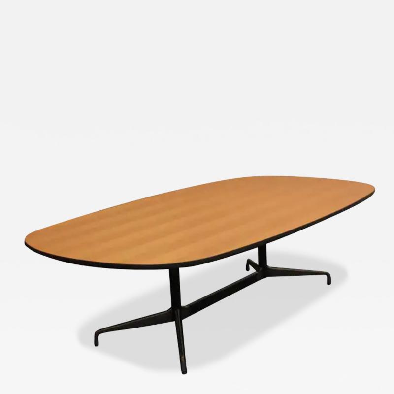 Charles Ray Eames Very Large Charles Ray Eames for Herman Miller 8 Conference Dining Table Oak