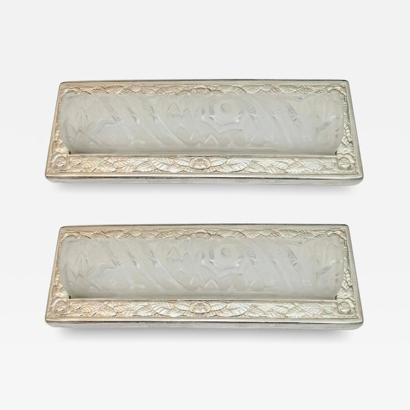 Charles Schneider Pair of French Art Deco Wall Sconces by Schneider LU161924755103