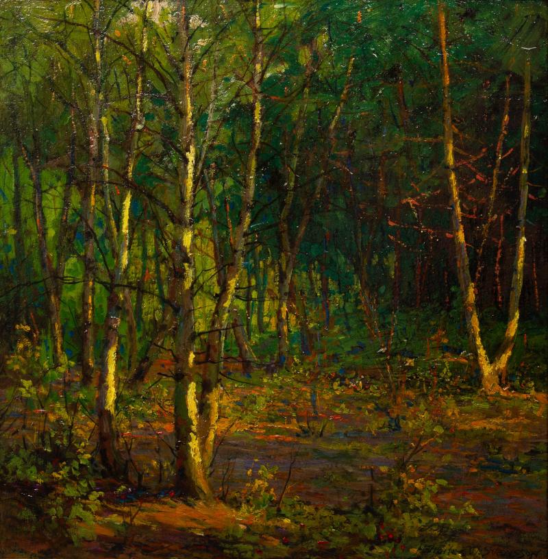 Charles W Svensson A Wooded Landscape Charles W Svensson