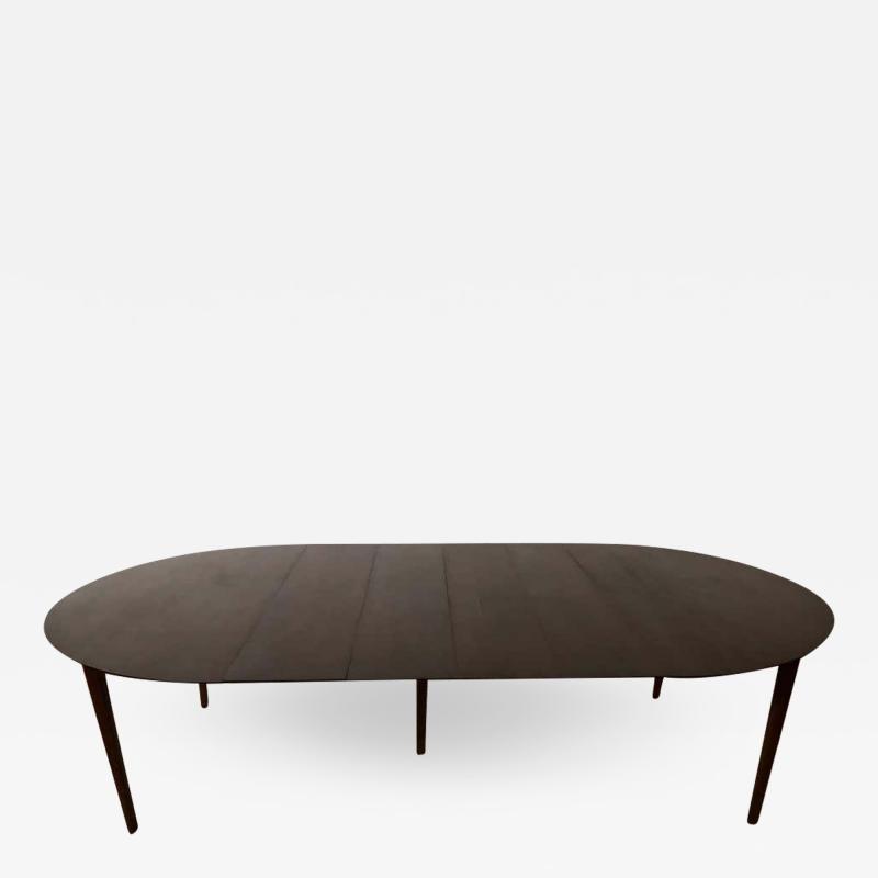 Charles Webb Large Round Charles Webb Midcentury Extension Dining Table