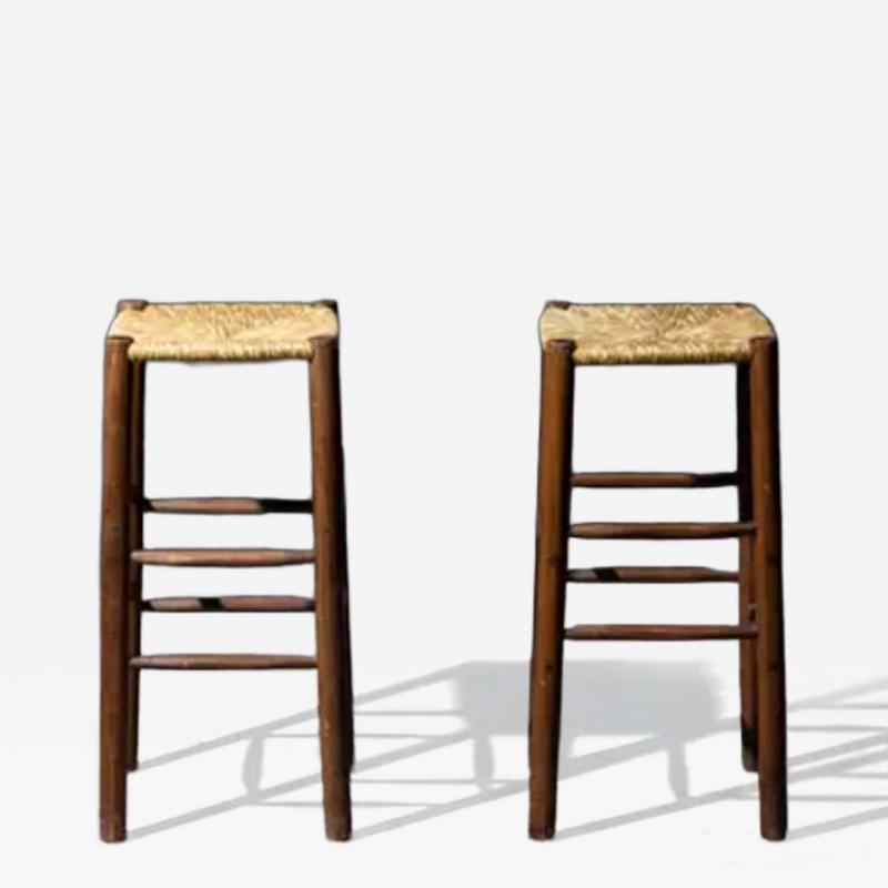 Charlotte Perriand Bar Stools in the Style of Charlotte Perriand France 1970s