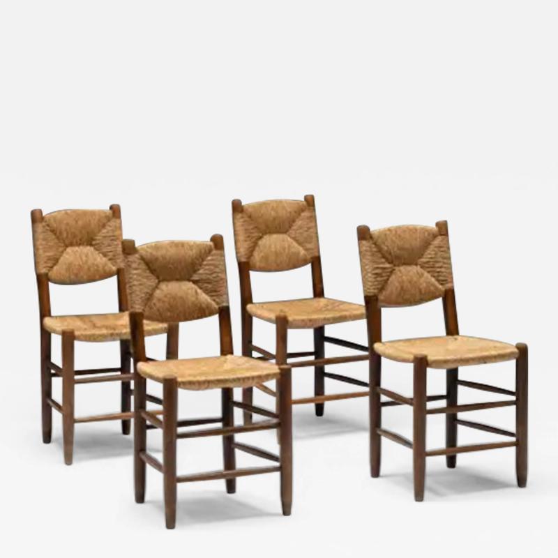 Charlotte Perriand Bauche Dining Chairs by Charlotte Perriand for Steph Simon France 1950s