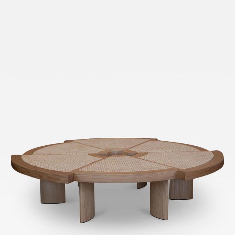 Charlotte Perriand CHARLOTTE PERRIAND 529 RIO TABLE IN VIENNESE STRAW