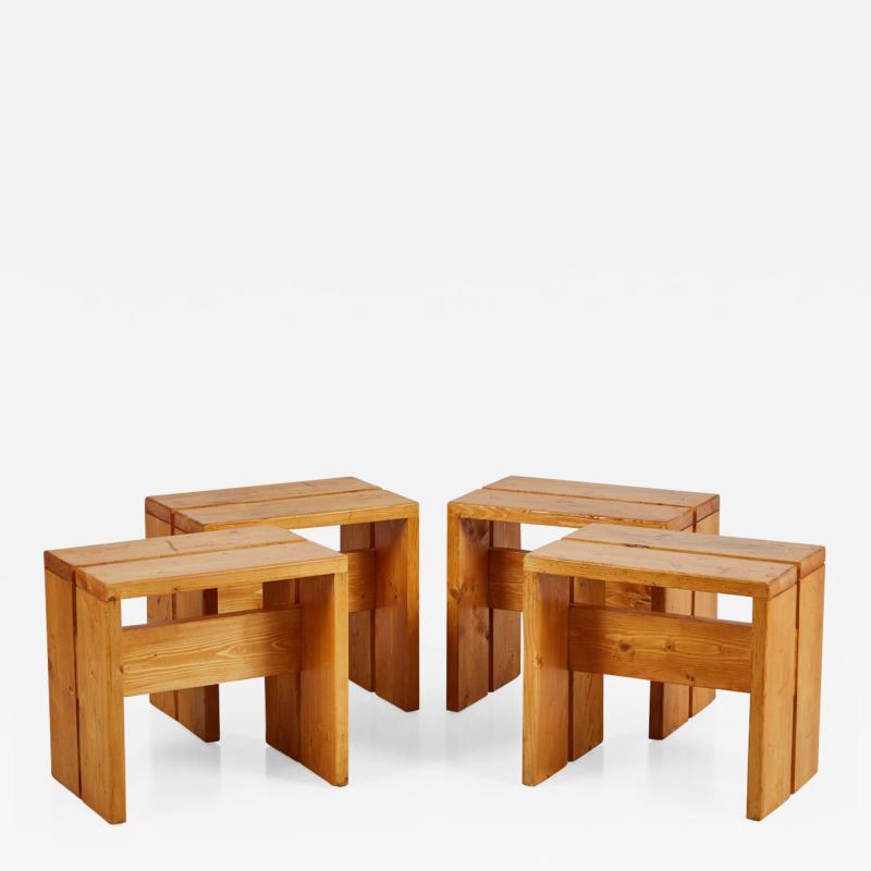 Charlotte Perriand COPY OF CHARLOTTE PERRIAND LES ARCS STOOLS