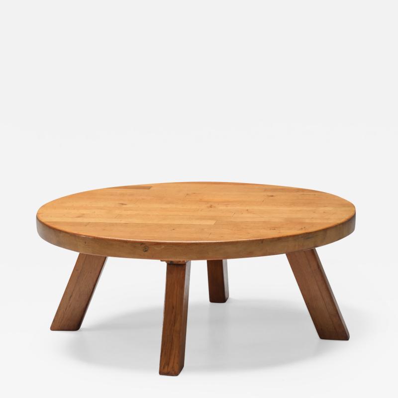 Charlotte Perriand Charlotte Perriand Les Arcs Round Coffee Table 1960s