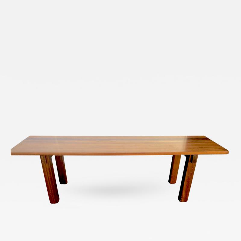 Charlotte Perriand Charlotte Perriand Mahogany Long Dining Table Model Brazil Stamped Ed Sentou