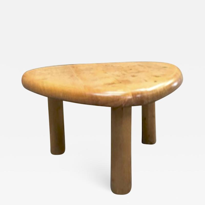 Charlotte Perriand Charlotte Perriand for Meribel tripod pine coffee table