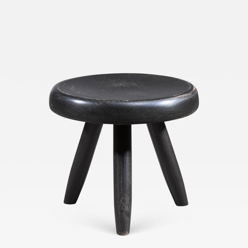 Charlotte Perriand Charlotte Perriand low black stool France