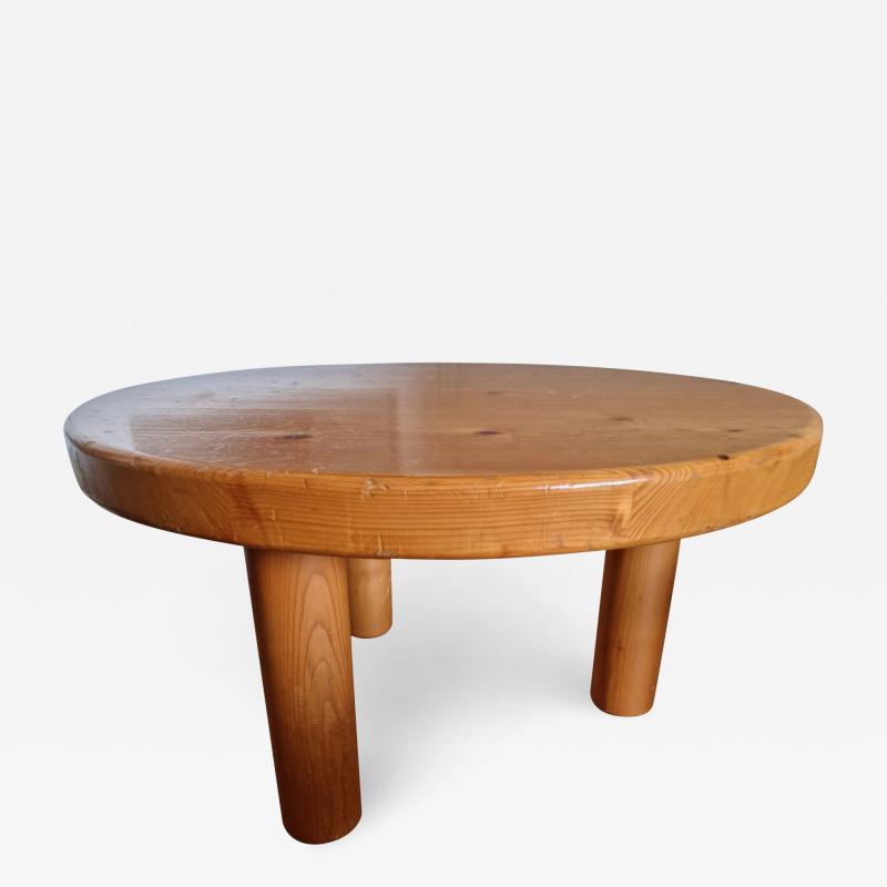 Charlotte Perriand Charlotte Perriand rare small solid pine les arcs coffee table