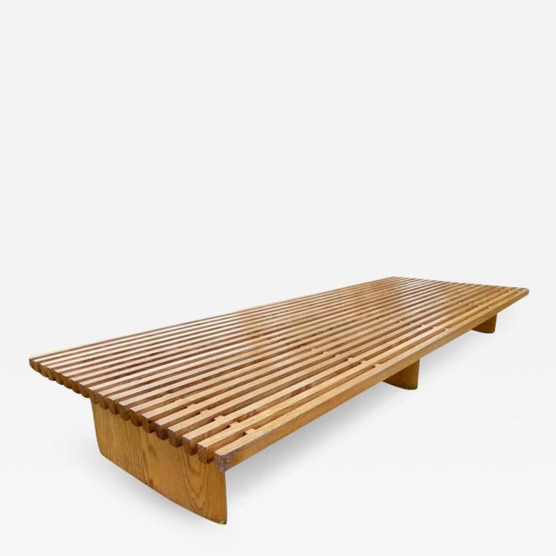 Charlotte Perriand Charlotte Perriand rarest ashtree genuine vintage long bench model Tokyo 