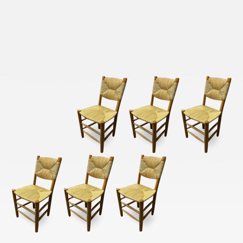 Charlotte Perriand Charlotte Perriand set of 6 model Bauche chairs