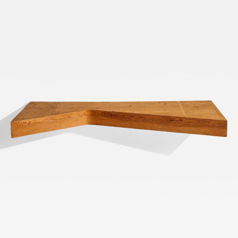 Charlotte Perriand Freeform Console Bench in Pine France 1967