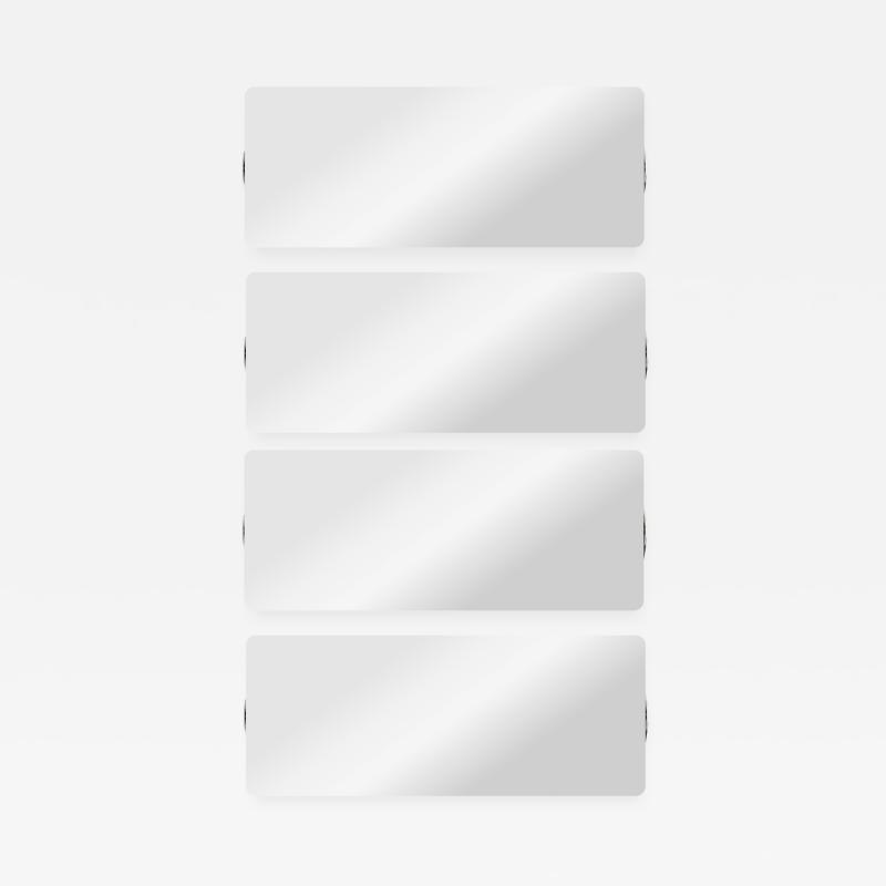 Charlotte Perriand Large Charlotte Perriand Applique Volet Pivotant Double Mirrored Wall Light