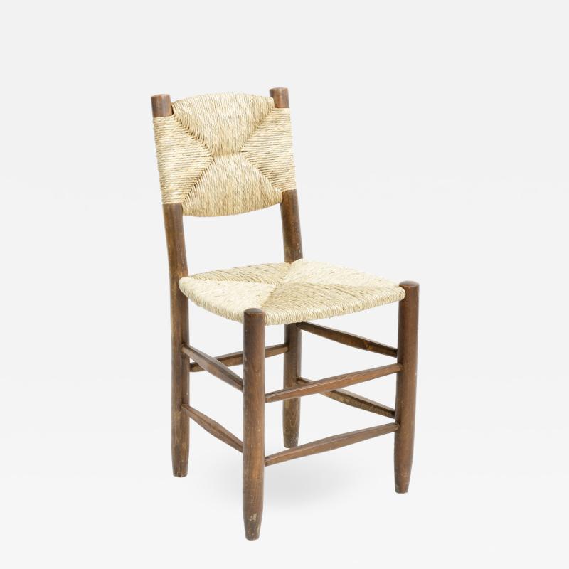 Charlotte Perriand Rush Chair in the style of Charlotte Perriand