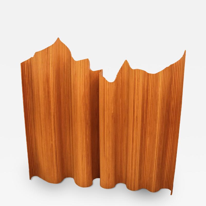 Cherrywood Italian Tambour Screen Room Divider