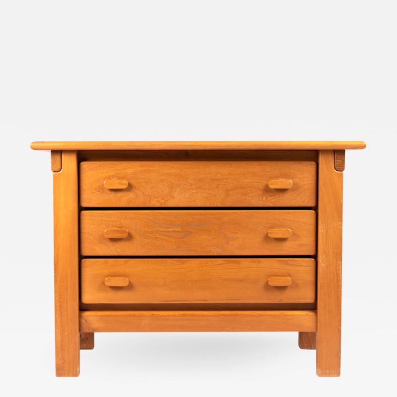 Chest of drawers in elm 1960s
