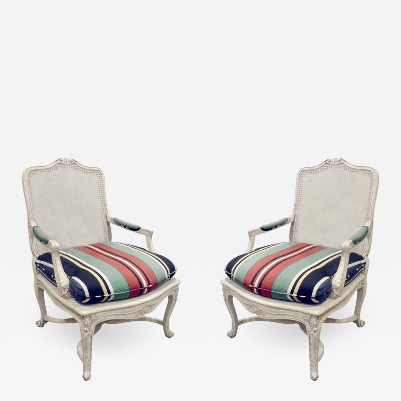 Chic Pair of Lacquered Fauteuils 1960s