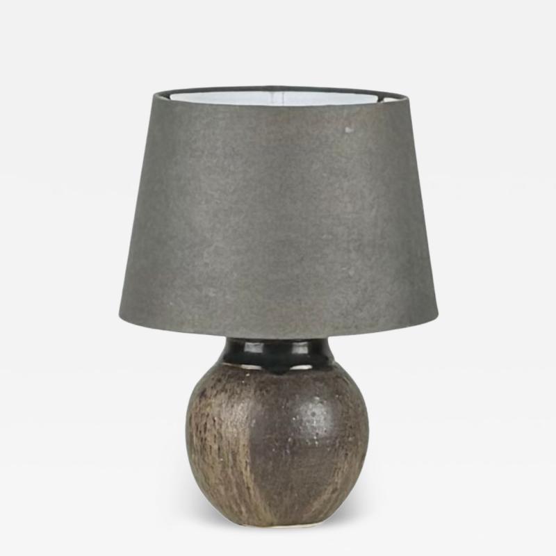 Chic Studio Ceramic Desk Lamp with Matching Charcoal Paper Shade