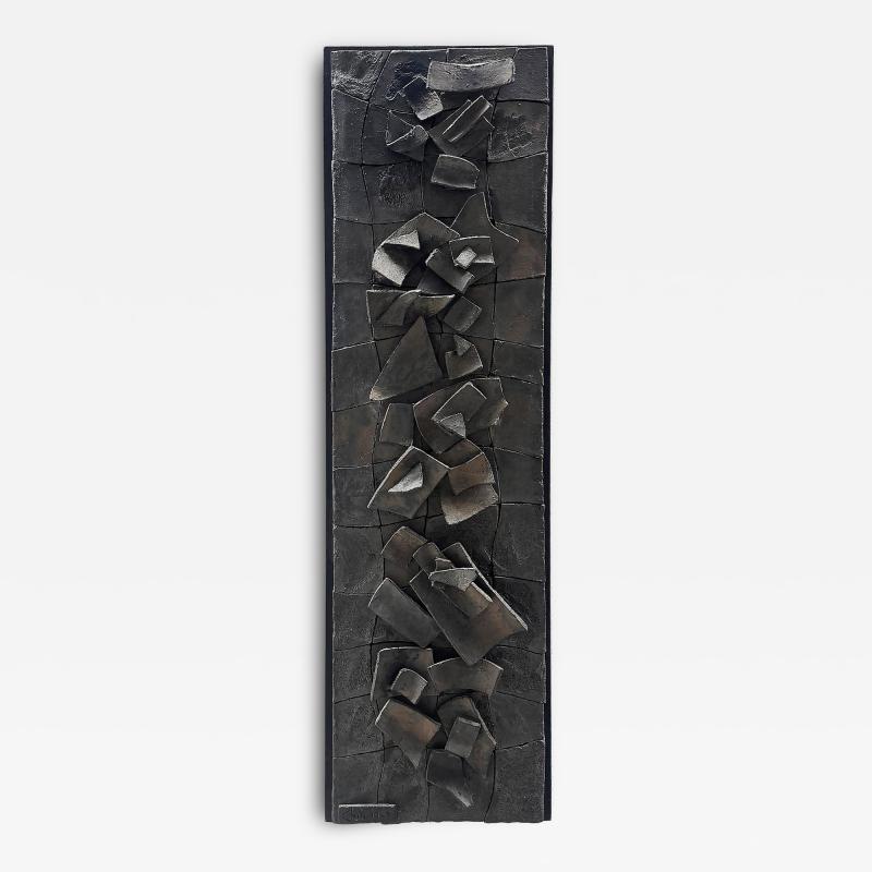 Chili Emerman Brutalist Ceramic Abstract Wall Sculpture