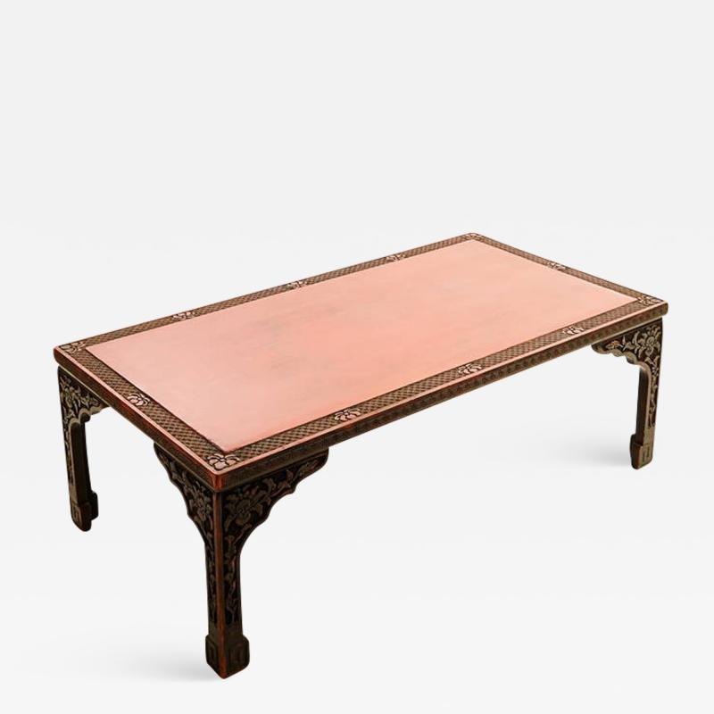 Chinese Art Deco Lacquered Low Table