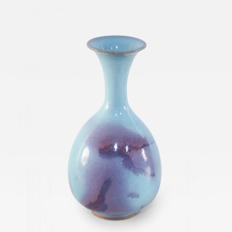 Chinese Blue and Purple Glazing Porcelain Vase