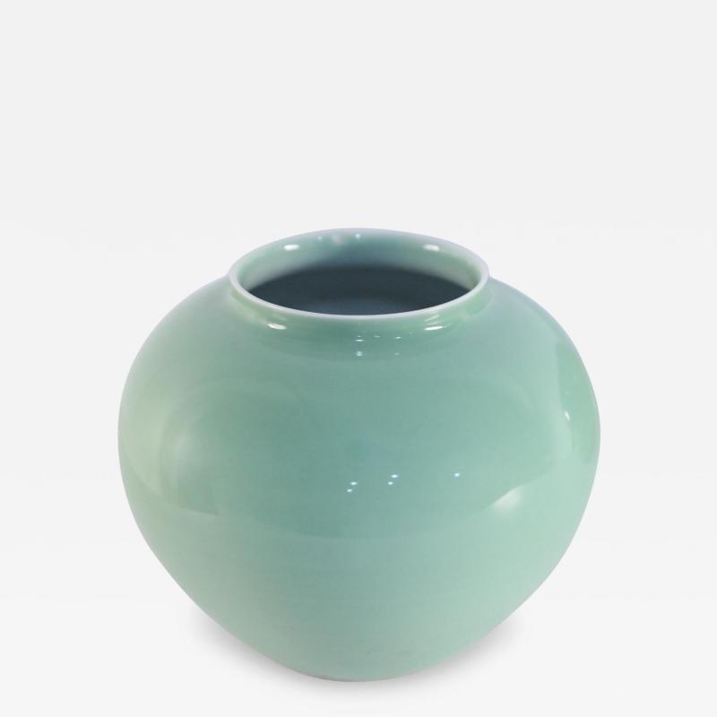 Chinese Celadon Glazed Porcelain Vase Water Jar