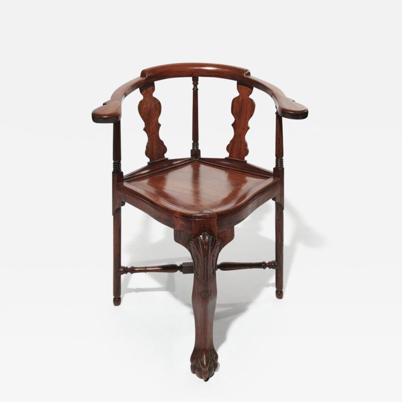 Chinese Corner Chair Circa 1840