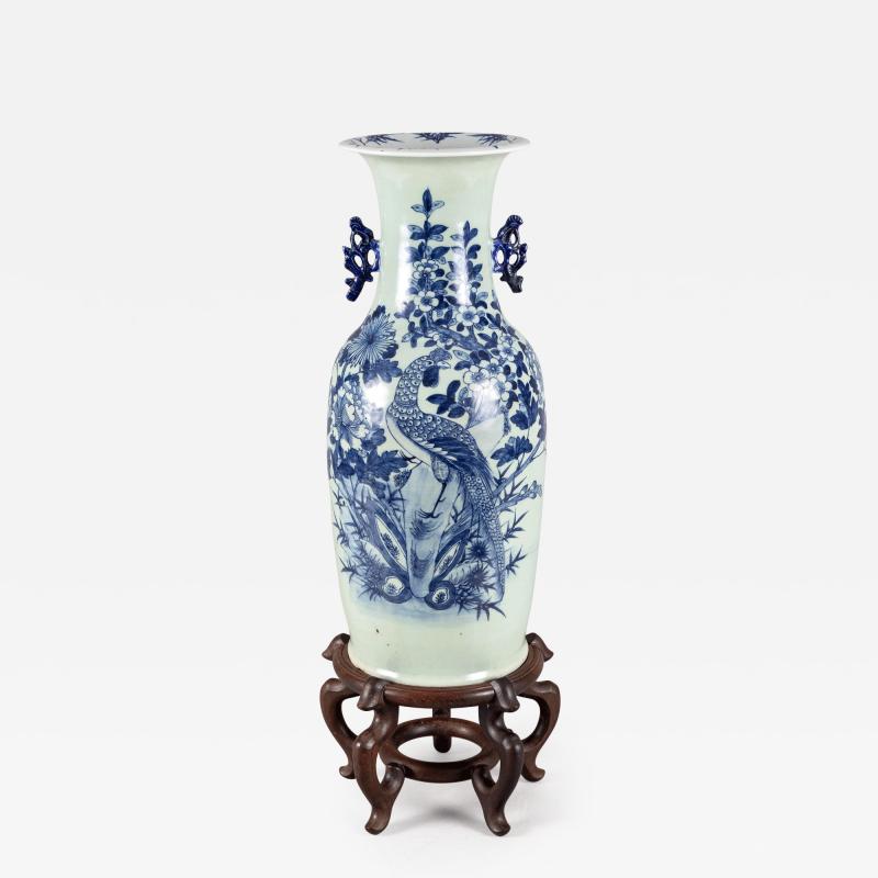 Chinese Export Celedon Vase