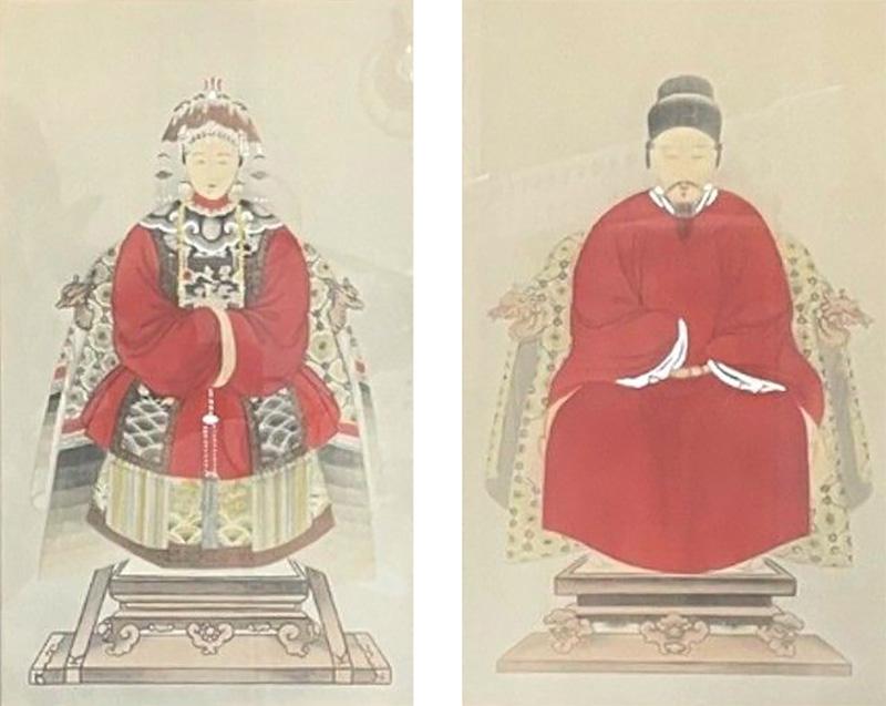 Chinese Export Ink Graphite Vintage Chinese Wall Decorations Bamboo 1930s