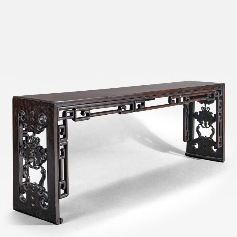 Chinese Hand Carved Hardwood Table