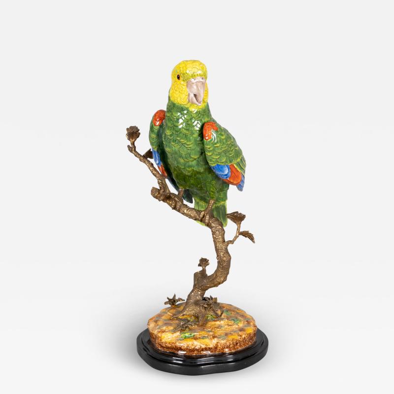 Chinese Porcelain Parrot