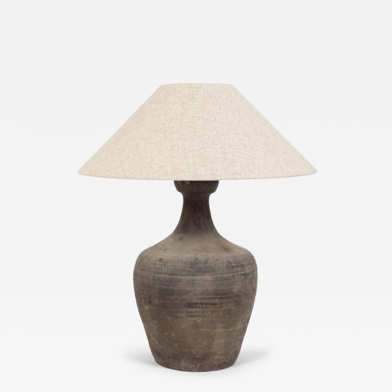Chinese Style Unglazed Vase Lamp