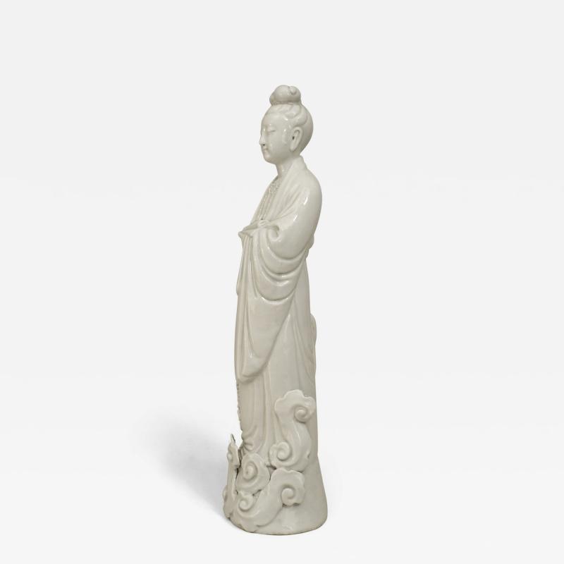 Chinese White Porcelain Woman
