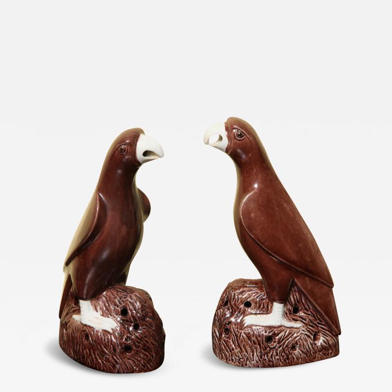 Chinese export porcelain birds