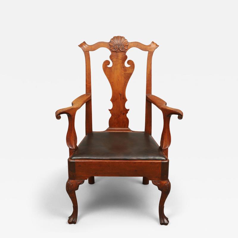 Chippendale Open Armchair