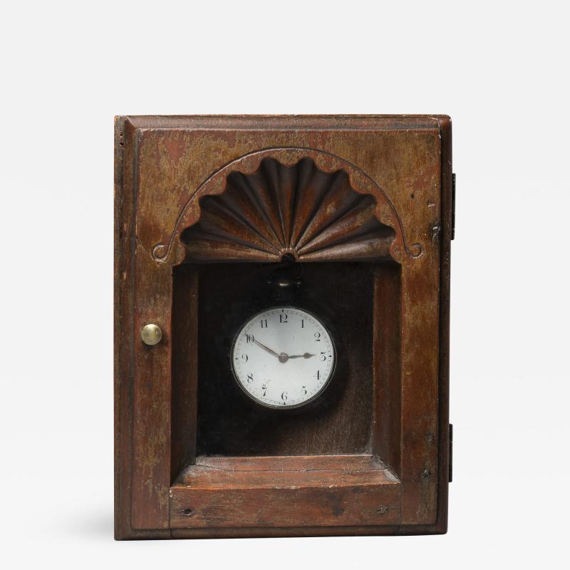 Chippendale Shell Carved Watch Hutch