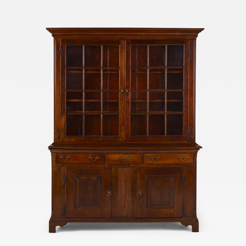 Chippendale Walnut Step Back Cupboard