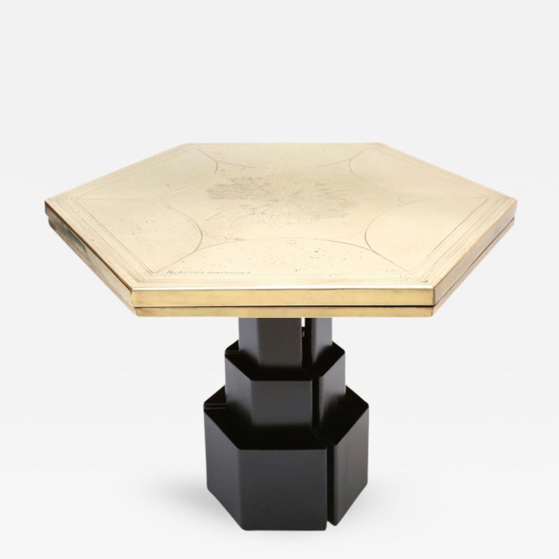 Christian Aime Heckscher Christian Heckscher Hexagonal Table