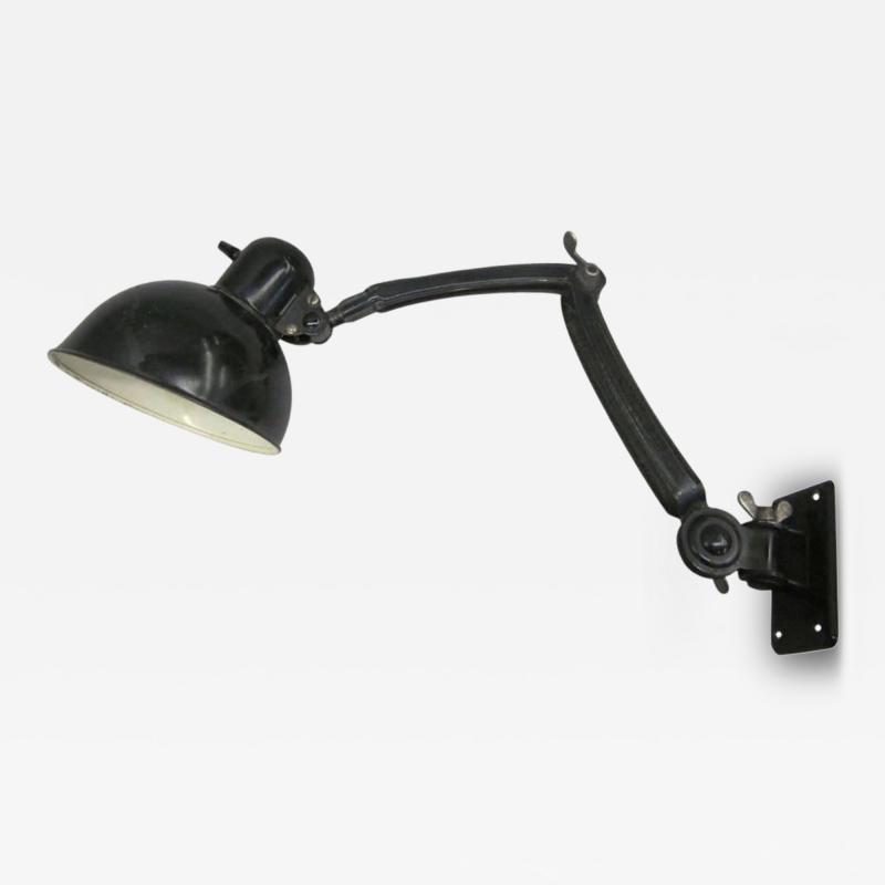 Christian Dell Bauhaus Early Modern Flex Wall Desk Arm Sconce Lamp 6716 by Christian Dell