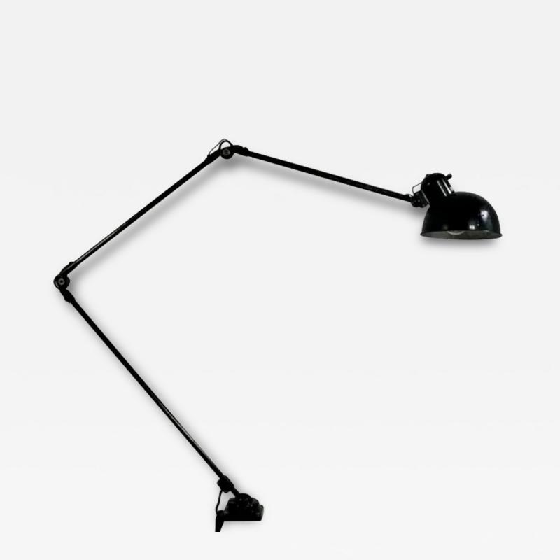 Christian Dell Christian Dell Bauhaus Industrial Table Clamp Wall Lamp Koranda Austria 1930s